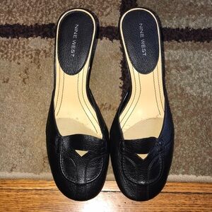 Nine West Closed Toe Short Heel Mule